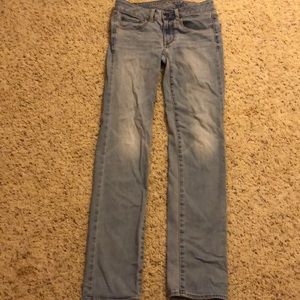 Juniors American Eagle Straight Leg Jeans